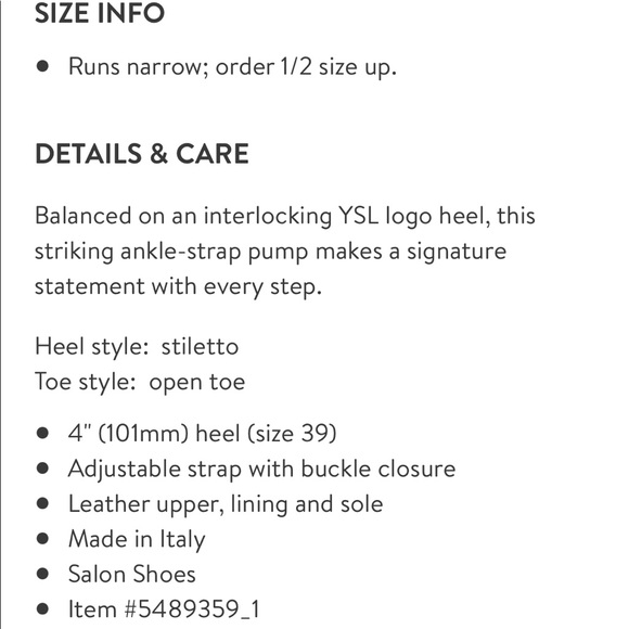 ♥️SOLD♥️White YSL Logo Opyum Opium 110 shoes - Picture 13 of 13